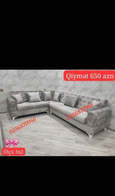 диван в черновцах: Künc divan dəsti – “Yeni sifarişlə” - Müxtəlif modellər: mavi, boz və — 4