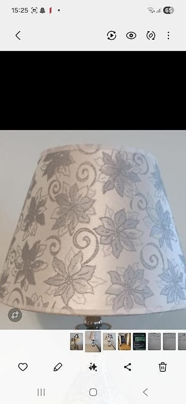 dekor masa: Masaüstü dekorativ abajur - Klassik üslubda masaüstü lampa - Konus — 2
