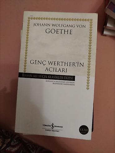 Книги и журналы: Genç Wertherin Acıları Türk dilində ikinci əliçi yazılı — 1