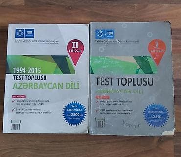 Azərbaycan dili 1994-2015 test toplusu, ideal vəziyyətdədir
