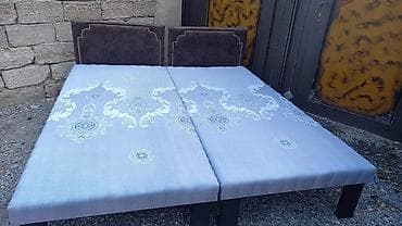Təzə çarpayılar. 1 nəfərlik çarpayılar 60manat. 2 nəfərlik taxt