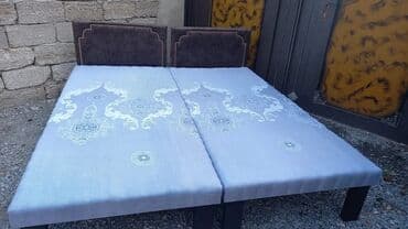 şəxsi əşya: Təzə çarpayılar. 1 nəfərlik çarpayılar 60manat. 2 nəfərlik taxt — 3