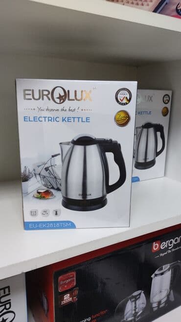 Elektrik çaydan Eurolux, 1.6 - 2 l, Yeni, Ödənişli çatdırılma, Rayonlara çatdırılma