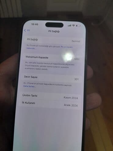 iphone da max: IPhone 16 Pro Max, 256 GB, Gümüşü, Simsiz şarj — 3