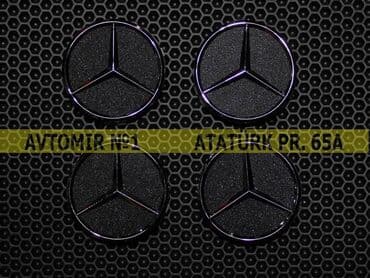 Təkər qapaqları mercedes qara zərli 🚙🚒 ünvana və bölgələrə ödənişli