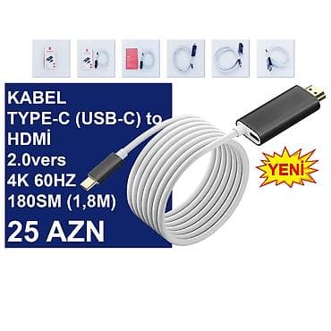 mini itx: Type-C Kabellər ⭐Type-C (USB-C) to Display Port 1.2vers 1,8m 4K 60HZ – — 4