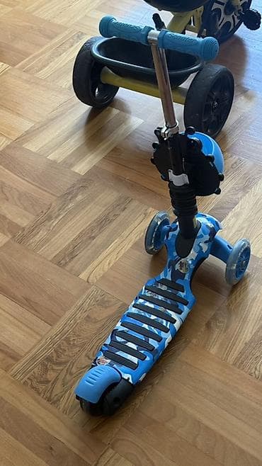3 d qelem: Uşaq üçtəkərli velosipedi və skuter dəsti - Üçtəkərli velosiped — 5