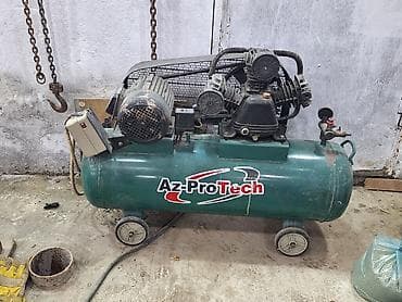 tikinti daşları: Az-ProTech markalı bu portativ hava kompressoru, yaşıl rəngli — 1