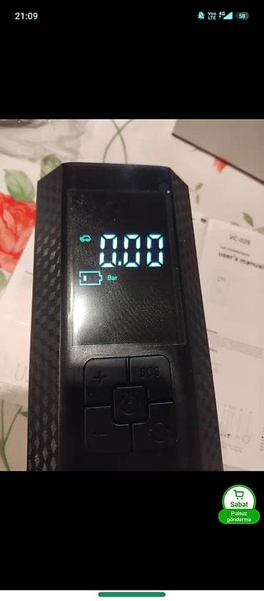 Aksesuarlar və tüninq: Elektron nasos / portativ hava kompressoru / təkər şişirdici nasos — 8