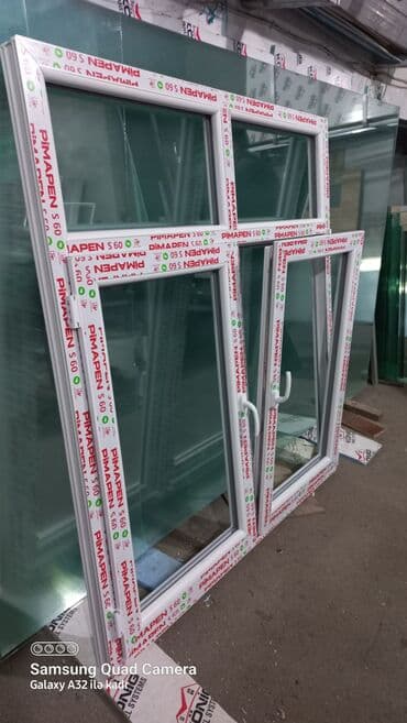 plastik qapi pencere setkasi: RƏNGLİ Plastik Pəncərə və Qapılar 60x120 bir ədədi 99 man — 10
