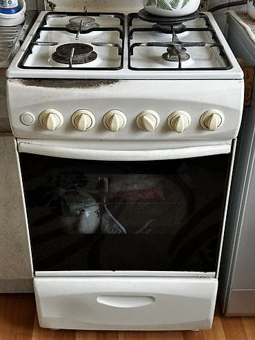 panel cit: Qaz plitəsi və soba kombinə - 4 gözlü qaz paneli: 1 böyük, 2 orta, 1 — 4