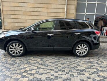 азербайджан авто: Mazda CX-9, qara rəng, 7 yerlik geniş krossover. Xüsusiyyətlər: - — 3