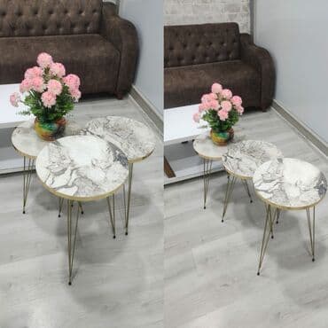 taxta stol: Jurnal masası, Yeni, Oval masa — 3