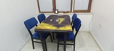 Ресторанная мебель на заказ: Со стульями, Прямой стол, 4 персоны — 2