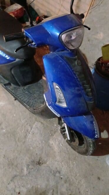 moped sumqayıt: Mavi rəngli ZIGZAG skuter - Korpus: kompakt şəhər tipli kuzov, rahat — 1