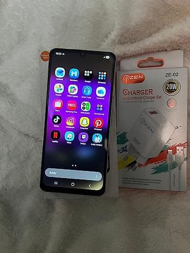 samsung qimeti: Samsung Galaxy A06, 128 GB, rəng - Qızılı, İki sim kartlı — 7