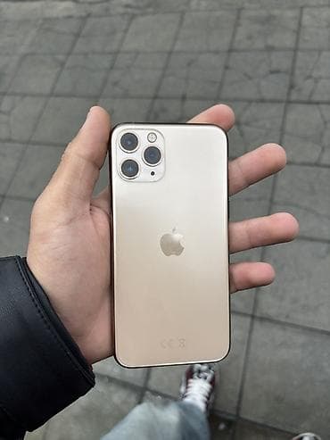 ayfon 6 x: IPhone 11 Pro, 64 GB, Qızılı, Qırıq, Barmaq izi — 5