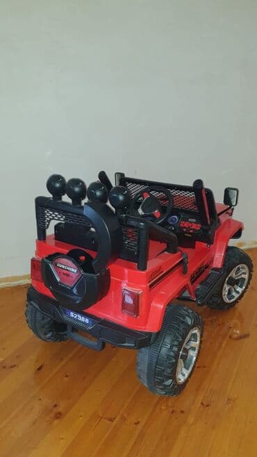 детская машинка: Машина детская. Джип. Красного цвета. Без пульта — 5