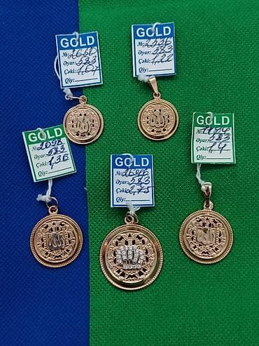 dini uzuk: Dini bəzək, Sarı qızıl, 585 Əyar — 9