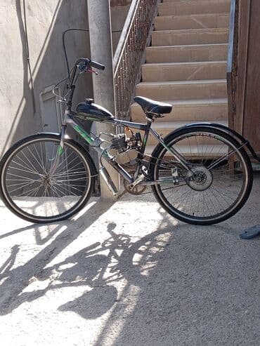 мопеды и мотоциклы: Benzin mühərrikli bu velosiped gündəlik gediş-gəliş və ya uzun — 2
