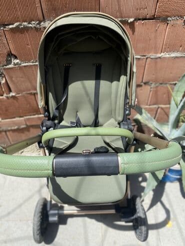 uşaq kolyaskası satışı: Uşaq arabası – Hoolada - Rəng: zeytun-yaşıl, qızılı tonlarda şassi və — 5