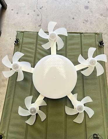 ventilator tavan: E27 universal başlıqlı LED işıqlandırma və çoxfanlı tavan ventilyatoru — 3