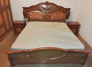 продается спальный гарнитур: Taxt dəsti satılır. Az istifadə olunub, ümumi vəziyyəti yaxşıdır — 1