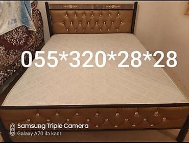 Кровати: Matrassız 240 azn
Matrasla 340 azn
Rəng seçimi edə bilərsiz — 5