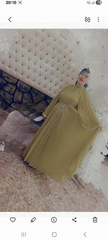 don: Məhsul: Qadın ziyafət/gecə geyimi - Rəng: limon-sarı - Model — 3