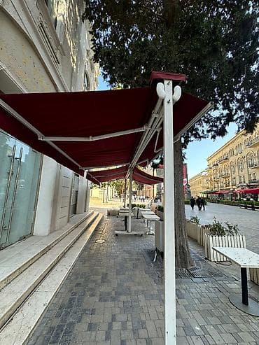 Kafe və restoran üçün peşəkar ikitərəfli tentlər — komplekt Kafe — 4