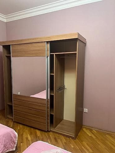 dolab skaf: BELLONA Sürgülü Şkaf – güzgülü, çox bölməli - Material: ağac — 4