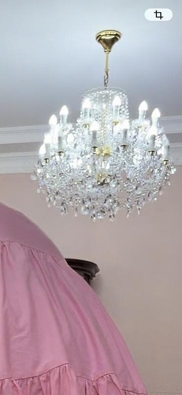 annaberry ev tekstil: Çılçıraq, 10 və daha çox lampa, Xrustal — 4