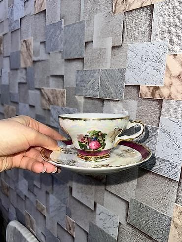 Çay dəsti, Farfor, Madonna, 6 nəfərlik, Yaponiya — 2