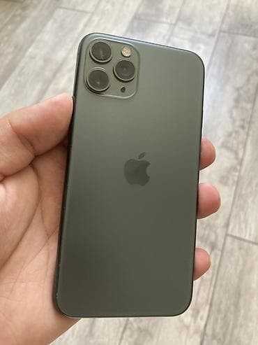 iphone 11 teze: IPhone 11 Pro, 256 GB, Matte Midnight Green, Face ID — 1