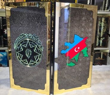 İdman formaları: Milli naxışlı nərd dəsti - Taxta korpuslu, ikiqat açılan nərd lövhəsi — 1