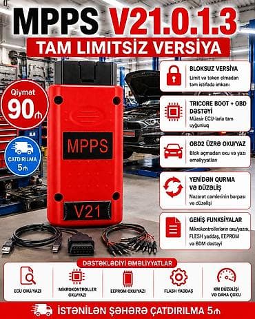 disk teker type 1 per page 40: MPPS V21 limitsiz proqramlaşdırma cihazı. Limitsiz funksiyaya — 1
