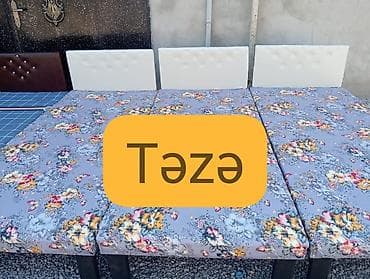 ev ucun stol stul: Birnəfərlik, Bazasız, Siyirməsiz, Azərbaycan, Taxta — 3