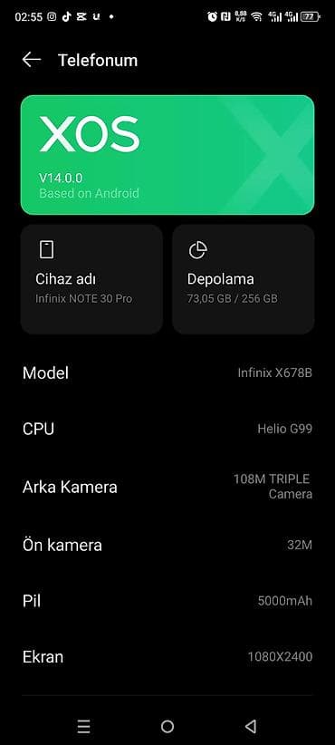 14 pro max: Infinix Note 30 Pro, rəng - Qara — 2