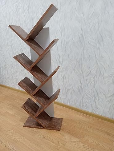 Müasir dizaynlı kitab/jorunal rəfi - Model: “ağac budağı” üslubunda