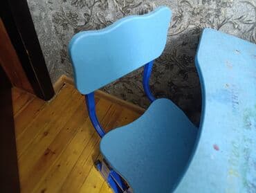 Uşaq üçün stol-stul dəsti - Rəng: açıq mavi - Material: taxta/MDFlam lalafo.az -da Uşaq üçün stol-stul dəsti - Rəng: açıq mavi - Material: taxta/MDFlam