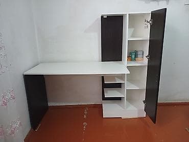 taxta masa: Künc masa, Polkalı, Siyirməsiz, MDF, Zəmanətsiz, Kredit yoxdur — 2