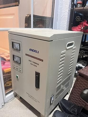 stabilizator satilir: İşlənmiş, Ev üçün, 1 faza, Gərginliy stabilizatoru, 220 V, Ünvandan götürmə, Kredit yoxdur — 2
