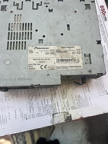 Maqnitofonlar: Pioneer KEH-P6800R avtomobil maqnitofonu işlək vəziyyəti — 2
