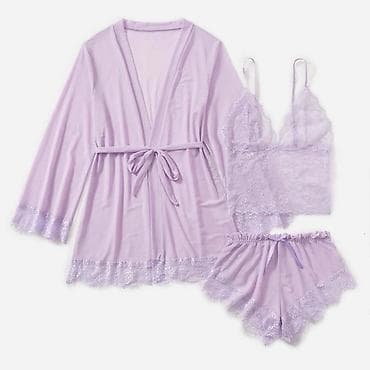 Gecəliklər: Məhsul: CHARLIE LADY qadın pijama/ev geyimi dəsti 3-lü dəstlər yalnız — 4