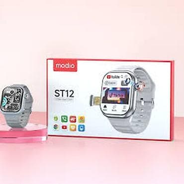 smart kart: Kateqoriya: Smart saatlar Brend: Modio Model: ST12 Android Gold — 1