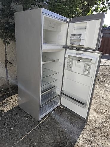 iphone 12 satisi: İşlənmiş 2 qapılı Siemens Soyuducu Satılır, rəng - Gümüşü, Dispenserli — 3