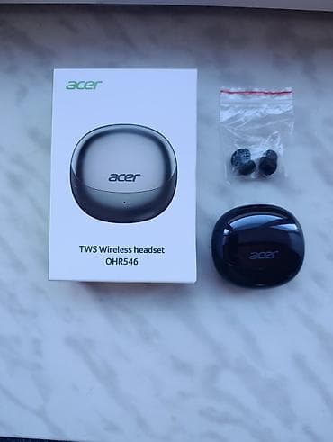 kalonka kabeli: Acer TWS Wireless Headset OHR546 - Tam simsiz qulaqlıq dəsti, kompakt — 1