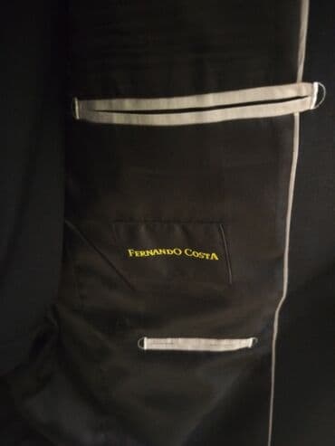 paltar geyim: Kişi kostyum dəsti (2 ədəd) - Rənglər: tünd göy və qara - Kəsim — 6