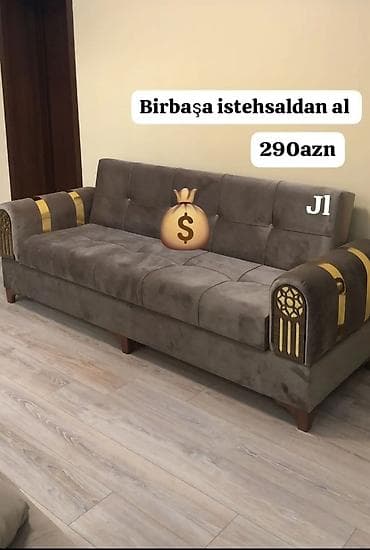 Divan, Yeni, Açılan, Bazalı, Vеlur parça, Şəhərdaxili pulsuz çatdırılma