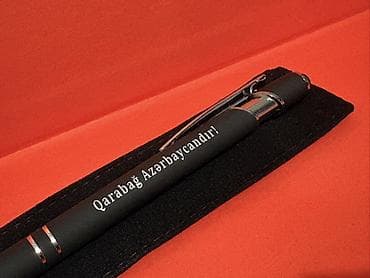 3d rucka: Qarabağ Azərbaycandır! yazılı qələm - Korpus: mat qara örtüklü — 1